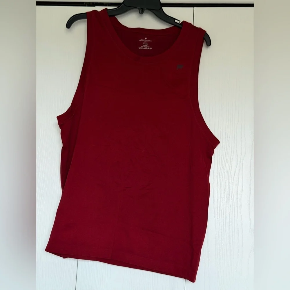Men’s Blue & Red Fabletic Tank - Picture 6 of 8